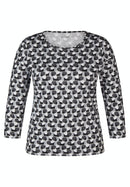 MAGNOLIA PARK 3/4 SLEEVE TOP - Flanell