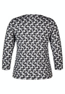 MAGNOLIA PARK 3/4 SLEEVE TOP - Flanell