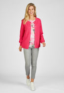 Magnolia Park Button Cardigan - Magenta