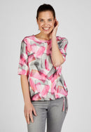 Magnolia Park Tee - Magenta