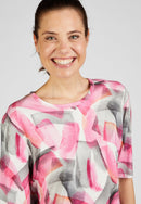 Magnolia Park Tee - Magenta