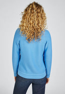 Indigo Love Zipped Cardigan - Hydrangea