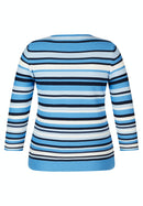 STRIPED SWEATER - Hydrangea