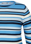 STRIPED SWEATER - Hydrangea