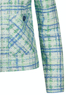 Street Café Check Jacket - Saphire Blue