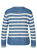 Indigo Love Stripe Jumper - Dark Jeans