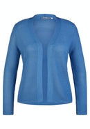 Herbal Garden V Neck Cardigan - Cobalt