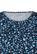 INDIGO LOVE 3/4 SLEEVE TOP - Marine