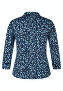 Indigo Love Print Polo Shirt - Marine