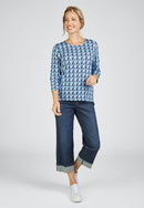 Indigo Love Print T-Shirt - Marine