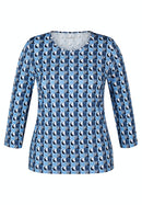 Indigo Love Print T-Shirt - Marine