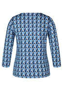 Indigo Love Print T-Shirt - Marine