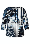 Indigo Love Print T-Shirt - Marine