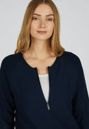 Indigo Love Zipped Cardigan - Marine