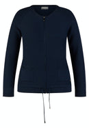 Indigo Love Zipped Cardigan - Marine