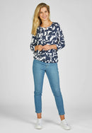STREET CAFE T SHIRT - Marine