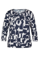 STREET CAFE T SHIRT - Marine