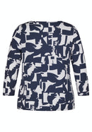 STREET CAFE T SHIRT - Marine