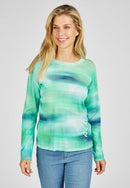 Street Café Round Neck Jumper - Toumaline