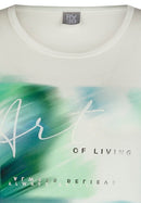 Street Cafe Print T-Shirt - Toumaline