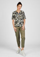 Herbal Garden Print T-Shirt - Eukalyptus