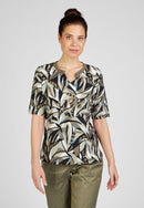 Herbal Garden Print T-Shirt - Eukalyptus