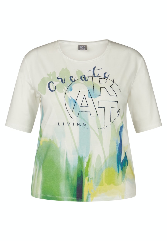 Street Café Short Sleeve T-Shirt - Nature