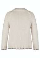 Blue Balance Jumper - Mother Of Pearl