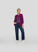 Power Spirit Knitted Gilet - Wildberry