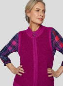 Power Spirit Knitted Gilet - Wildberry