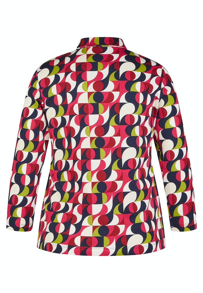 Autumn Leaves Print T-Shirt - Ruby