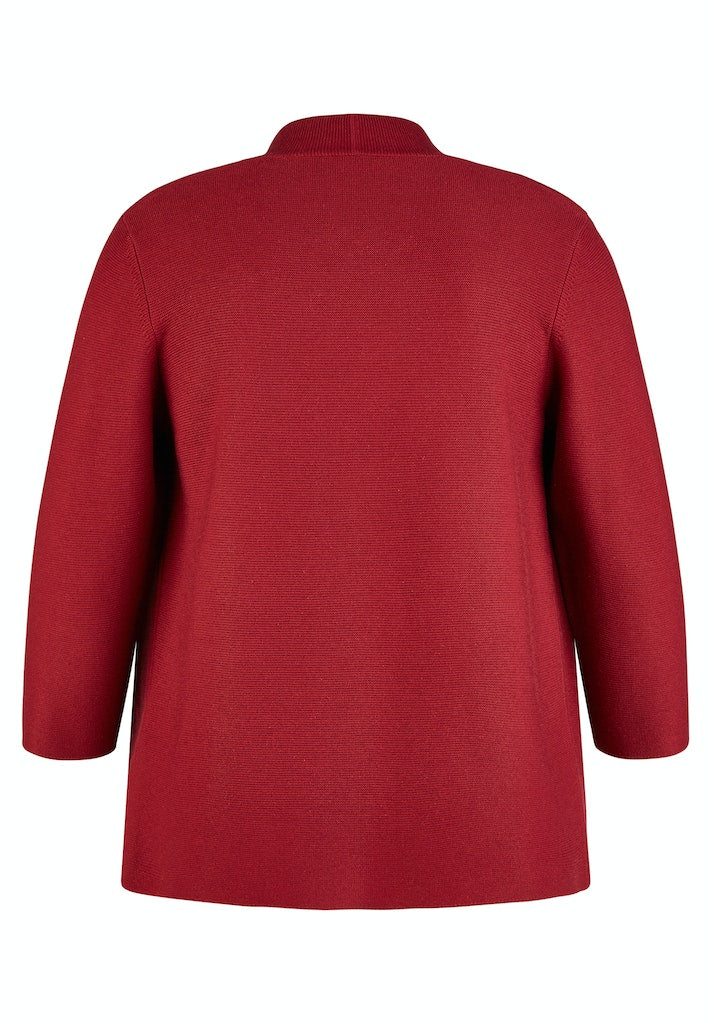 Autumn Leaves Cardigan - Garnet