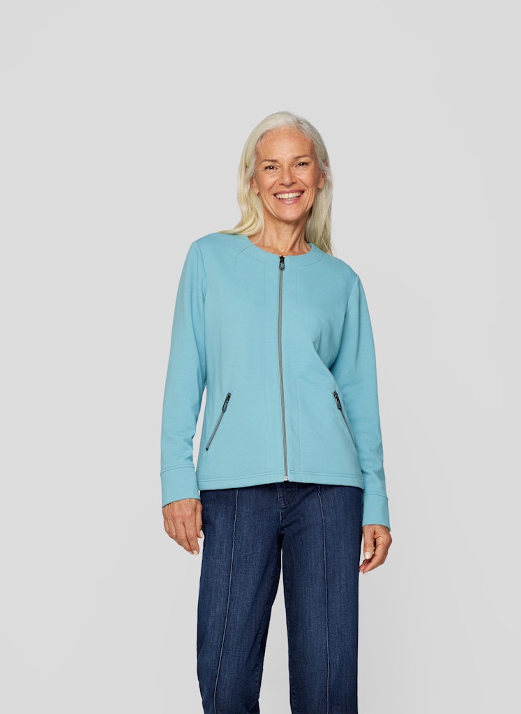 Anthony Rabe Cincinnati ZIP JACKET - Peacock Blue