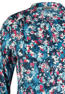 Scandic Vibes Print Blouse - Pacific