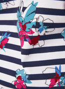 Scandic Vibes Stripe Polo Shirt - Pacific