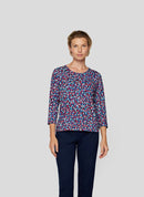Scandic Vibes Print T-Shirt - Pacific