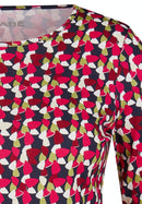 Autumn Leaves Print T-Shirt - Marine