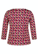 Autumn Leaves Print T-Shirt - Marine