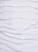 Powder Rose Ribbed T-Shirt - White