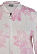 Powder Rose Floral Sweatshirt - White