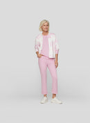 Powder Rose Floral Sweatshirt - White