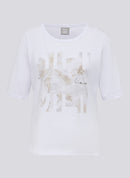 Coral Garden Front Print T-Shirt - White