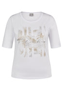 Coral Garden Front Print T-Shirt - White