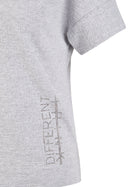 Sunny Side Side Print T-Shirt - Pearl Grey
