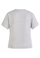 Sunny Side Side Print T-Shirt - Pearl Grey