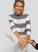 Sunny Side Stripe T-Shirt - Flanell