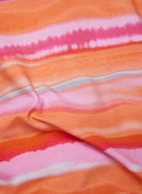 Sunny Side Stripe T-Shirt - Tangerine