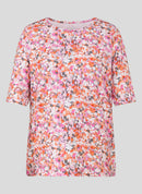Sunny Side Print T-Shirt - Tangerine