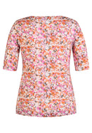 Sunny Side Print T-Shirt - Tangerine