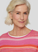 Sunny Side Stripe Jumper - Tangerine